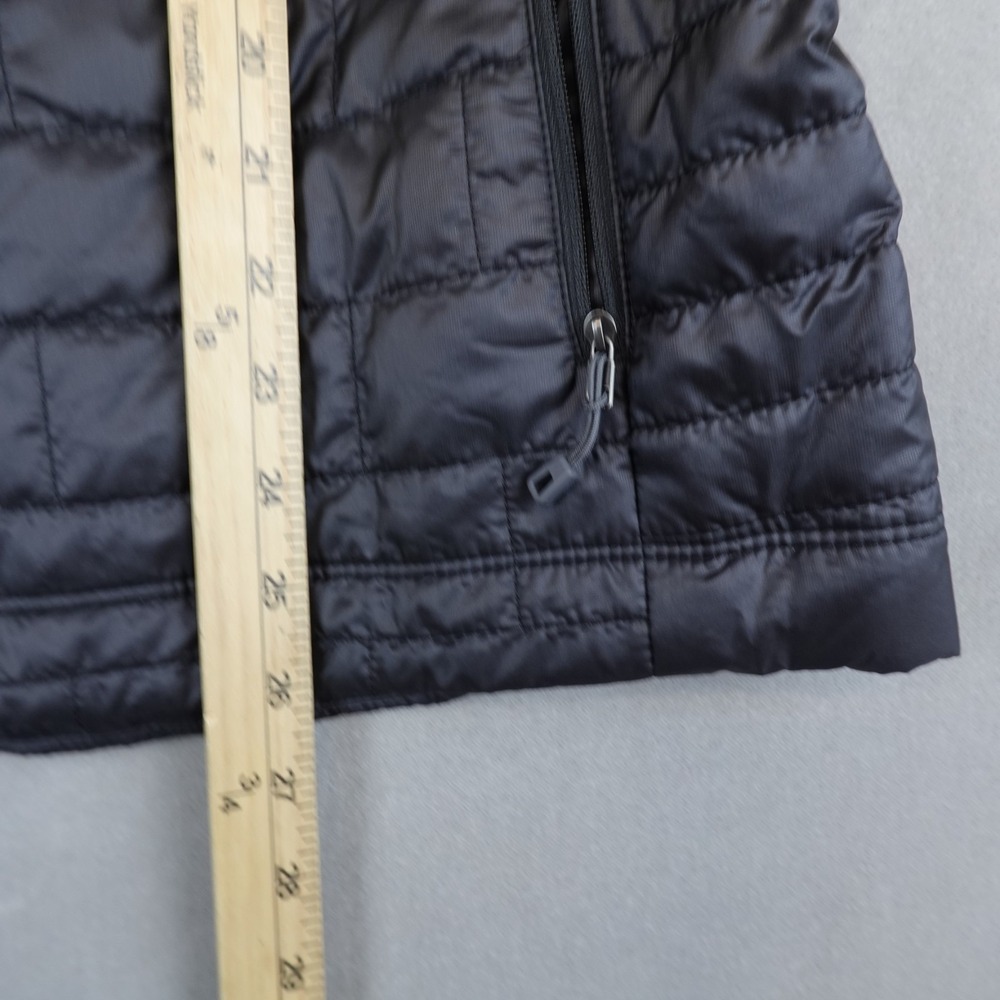 PATAGONIA Nanopuff Puffer Vest Top Womens Large Black Full Zip Primaloft Logo - Picture 3 of 9